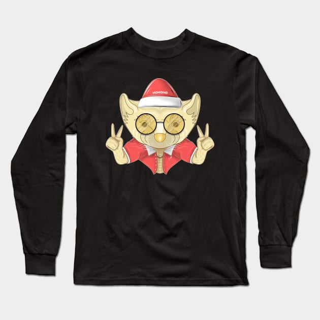 santa pine marten Long Sleeve T-Shirt by dwalikur